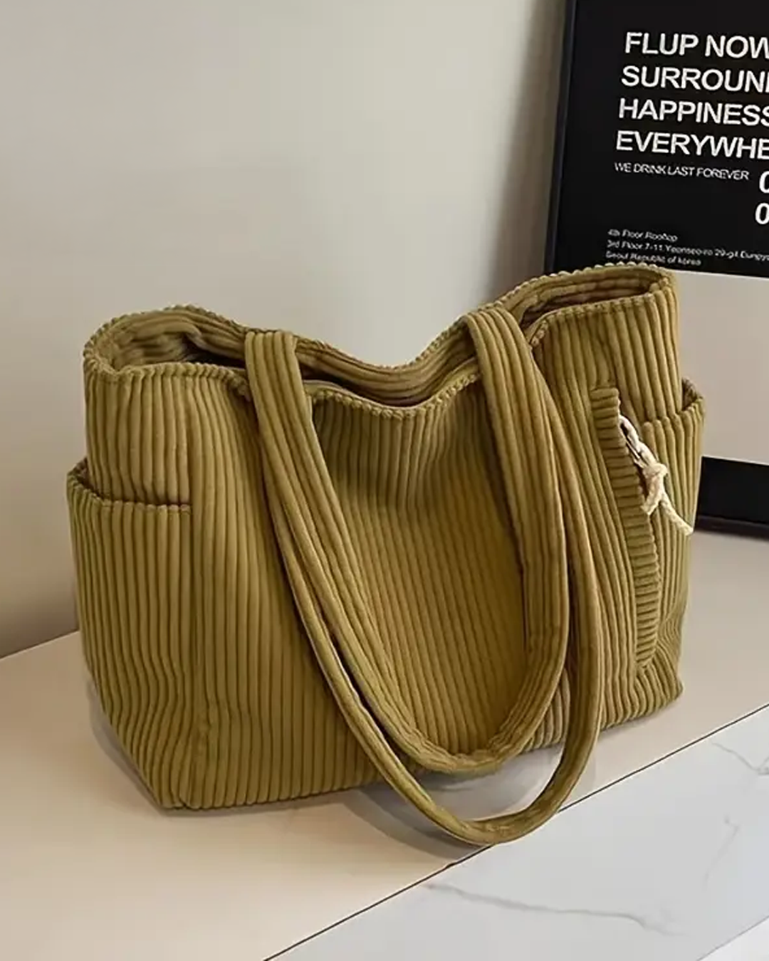 Tilda - Ribasta Torba Za Nošenje S Kordel Detalom Za Žene