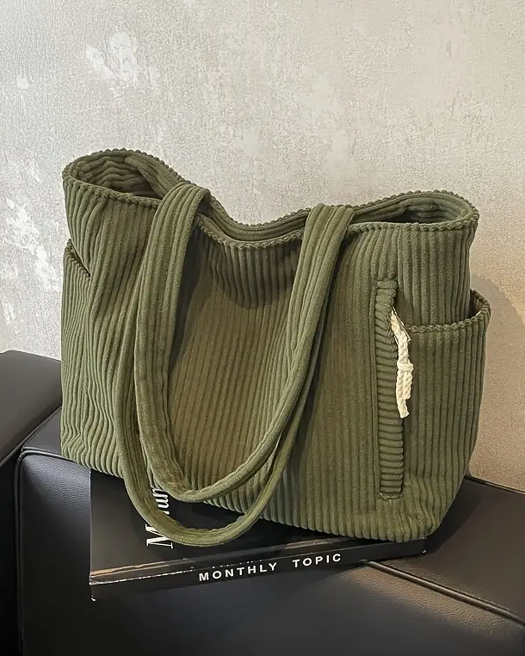 Tilda - Ribasta Torba Za Nošenje S Kordel Detalom Za Žene