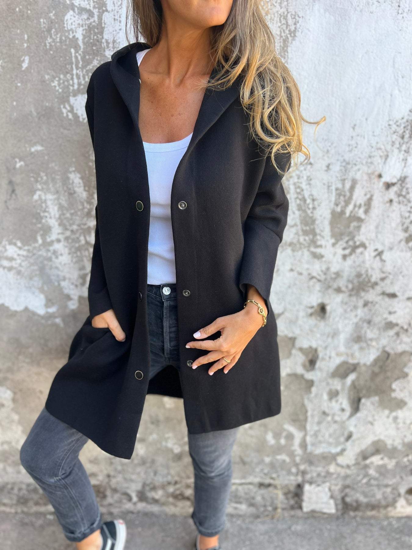 Lucija - Casual Cardigan s Kapuljačom