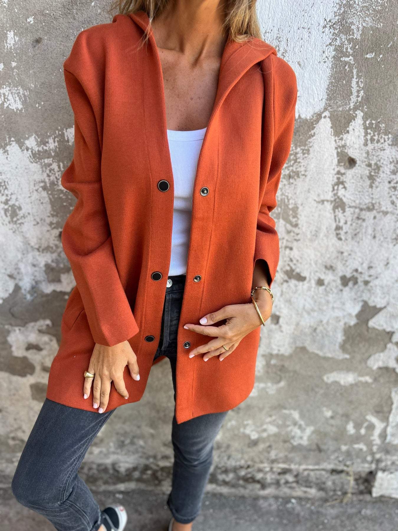 Lucija - Casual Cardigan s Kapuljačom